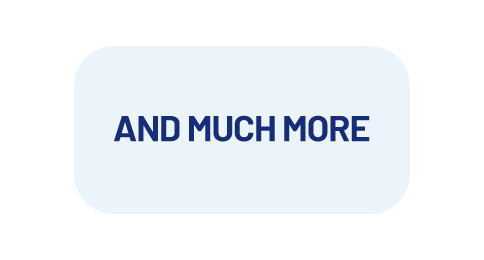 "And much more" text